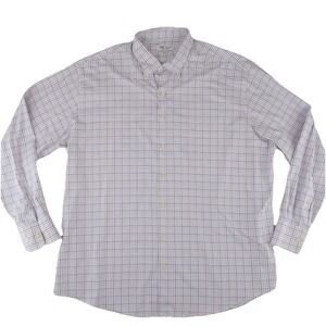 Peter Millar Summer Comfort Button Up Shirt Mens XXL 2XL Multi Color